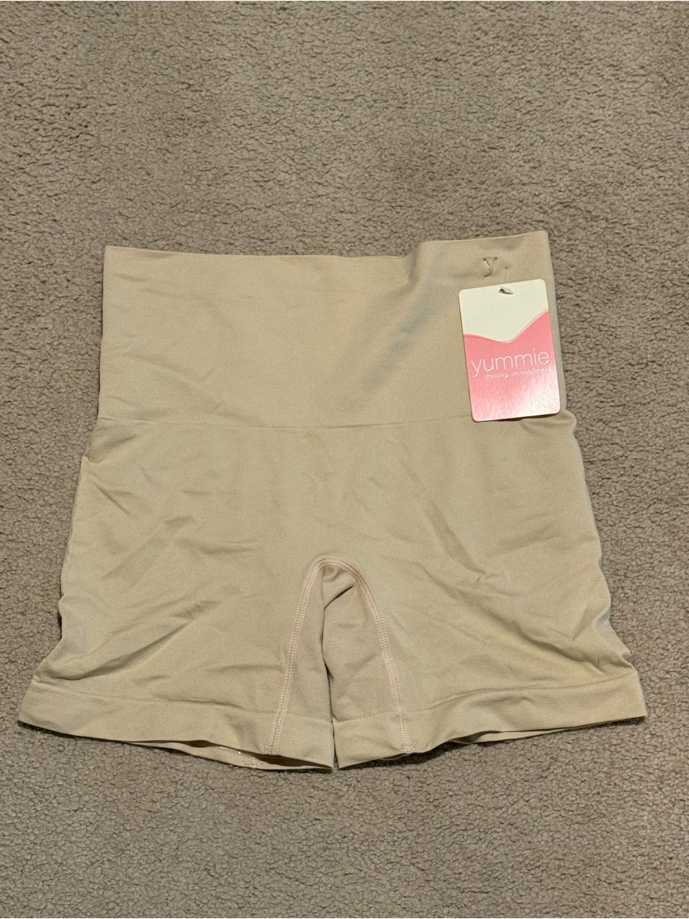 NWT Yummie High Waist Seamless Shaping Shorts Nude M/L